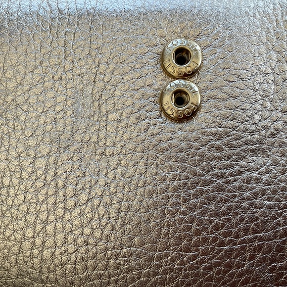 Fossil leather gold wallet - Picture 10 of 11